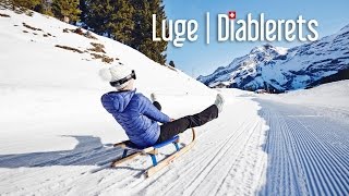 LES DIABLERETS  Piste de Luge 7km [upl. by Werdnaed]