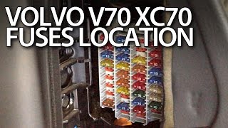 Volvo V70 XC70 fuses and relays location [upl. by Oflodur]