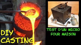 FONDERIE test dun micro four a gaz [upl. by Zaslow]