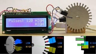 Rotary encoder  sensor arrangement [upl. by Maag]