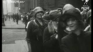 Funeral of Rudolph Valentino 1926 [upl. by Nedah]