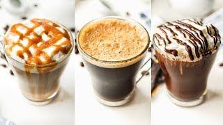 4 KETO COFFEE RECIPES  How To Make Bulletproof Coffee amp MORE [upl. by Yesac]