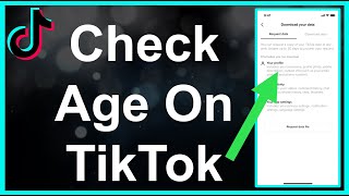 How To Check Your Age On TikTok [upl. by Bills339]