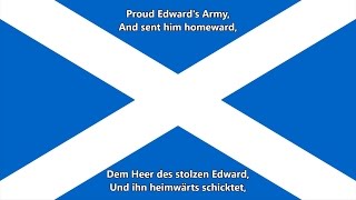 Schottische Nationalhymne ENDE Text  Anthem of Scotland [upl. by Monney]