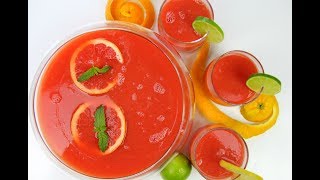 Fruit Punch The Ultimate Summer Drink NO added Sugar  CaribbeanPotcom [upl. by Lynne]