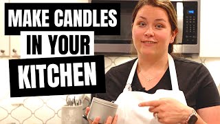 Making Candles at Home Full StepbyStep Tutorial [upl. by Aer]