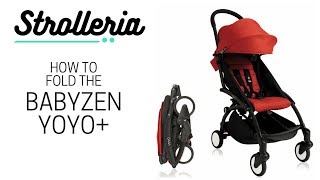 How to Fold the Babyzen Yoyo Stroller [upl. by Helbon]