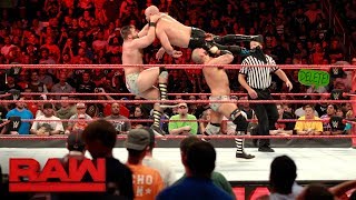 Luke Gallows amp Karl Anderson vs The Revival Raw July 24 2017 [upl. by Eiramenna]