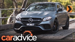 2017 MercedesAMG E63S review  CarAdvice [upl. by Viafore]