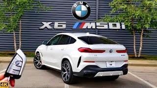 2021 BMW X6 M50i  Part SUV Part Coupe 100 FUN with 523HP [upl. by Amelus385]