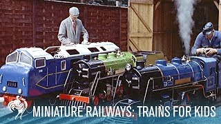 Miniature Railways Trains for Kids  British Pathé [upl. by Aubrey]