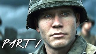 CALL OF DUTY WW2 Walkthrough Gameplay Part 1  Normandy  Campaign Mission 1 COD World War 2 [upl. by Lula258]