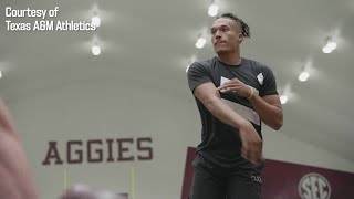 Kellen Monds Texas AampM Pro Day Highlights  2021 NFL Draft [upl. by Emmerich]