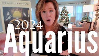 AQUARIUS 2024 Predictions  Spiritual Wisdom Brings Major Success  Zodiac Tarot Reading [upl. by Dranyam]