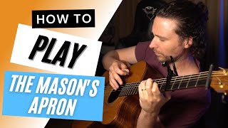 The Masons Apron Reel  Irish Guitar Tutorial DADGAD Tuning [upl. by Mckee]