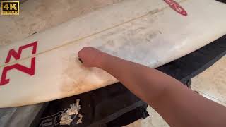 Removing Old Wax From Surfboard ASMR No Talking ￼ [upl. by Amann86]