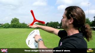 Wicked Outdoor Booma  How to throw a boomerang [upl. by Gnanmas]