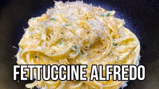 Fettuccine Alfredo  How To Make Recipe [upl. by Anaed]