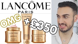 LANCÔME ABSOLUE £350 SKINCARE REVIEW  Worth It [upl. by Fachan]