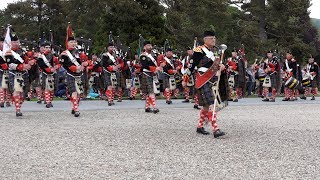 The Atholl Highlanders parade  Blair Atholl 2017 4KUHD [upl. by Mountfort]