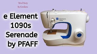 Sewing Machine e Element 1090s by PFAFF Unboxing  Lidl [upl. by Russia740]