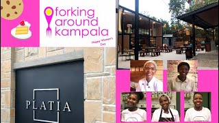 FORKING AROUND KAMPALA WOMENS DAY AT PLATIA [upl. by Snashall]