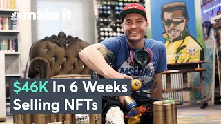 Making 46K In 6 Weeks Selling NFTs [upl. by Yrag]