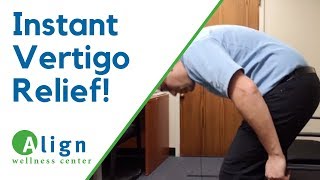 Easy Exercise To Combat Vertigo — Dizziness Relief [upl. by Eiroj]