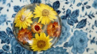 DIY Floral Paperweights [upl. by Akenna786]