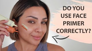 HOW TO USE PRIMER ON FACE 2021  NINA UBHI [upl. by Tereb]