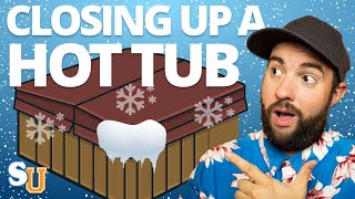 How To WINTERIZE Your HOT TUB in 11 Steps [upl. by Ettinger397]