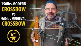 960lbs crossbow vs 150lbs crossbow  TESTED [upl. by Magdala]