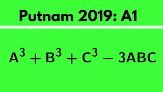 Putnam Exam  2019 A1 [upl. by Noinatrad626]