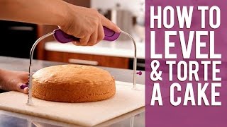 How to Level and Torte a Cake from Wilton [upl. by Yelnoc274]