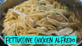 Easy Chicken Fettuccine Alfredo  HOW TO MAKE [upl. by Adiam413]