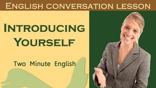 Introducing Yourself  How to Introduce Yourself In English [upl. by Hiltner]