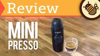 Minipresso GR  Review Unboxing amp How To Portable Handheld Espresso Maker [upl. by Ykcul]