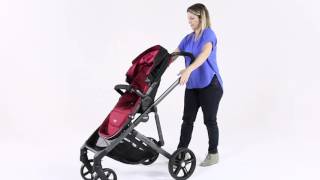 2017 BReady amp BReady G3 Stroller  Folding the Stroller [upl. by Chemash]