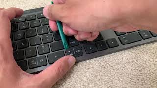 Logitech MX Keys and MX Craft keyboard keycap removal [upl. by Schroth178]