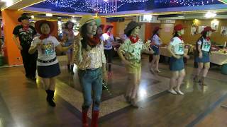 Cowboy Cumbia Line Dance [upl. by Celinka]