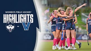 HIGHLIGHTS  UConn Field Hockey vs Villanova [upl. by Ytnom534]