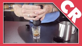 Wacaco Minipresso Portable Espresso Machine  Crew Review [upl. by Barthel]