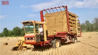 NEW HOLLAND Automatic Bale Wagon [upl. by Izogn]