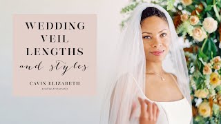 Wedding Veil Lengths Edges and Styles  Veils 101 [upl. by Thynne]