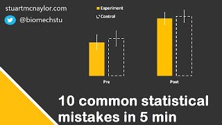 Ten Statistical Mistakes in 5 Min [upl. by Ardnekahs548]