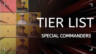 Special Commanders  Tier List [upl. by Hplodnar]