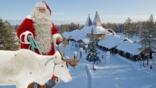 Best of videos of Santa Claus Village 🦌🎅🎄 Rovaniemi Lapland Father Christmas Finland Arctic Circle [upl. by Ahtnicaj]