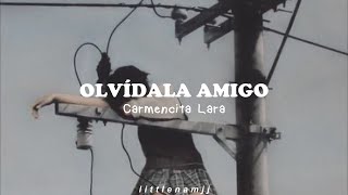 olvídala amigo — carmencita lara — letra [upl. by Eidurt]