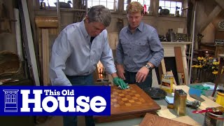 How to Stain and Finish Wood Furniture  This Old House [upl. by Runstadler]