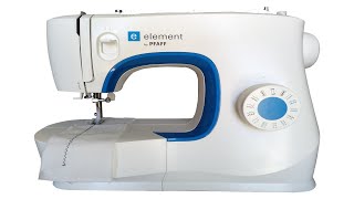 Sewing machine Pfaff Element 1090s from Lidl  Unboxing amp Demonstration [upl. by Mosby]